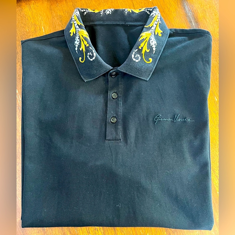 Embroidered Gianni Versace Médusa Polo